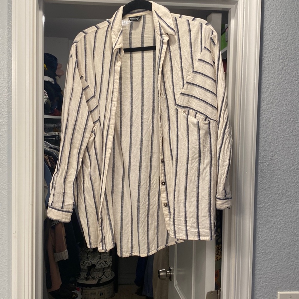 TOPSHOP button up blouse